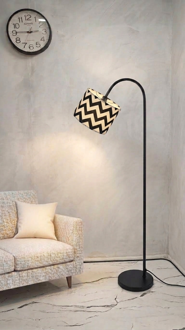 Black Relax Floor Lamp
