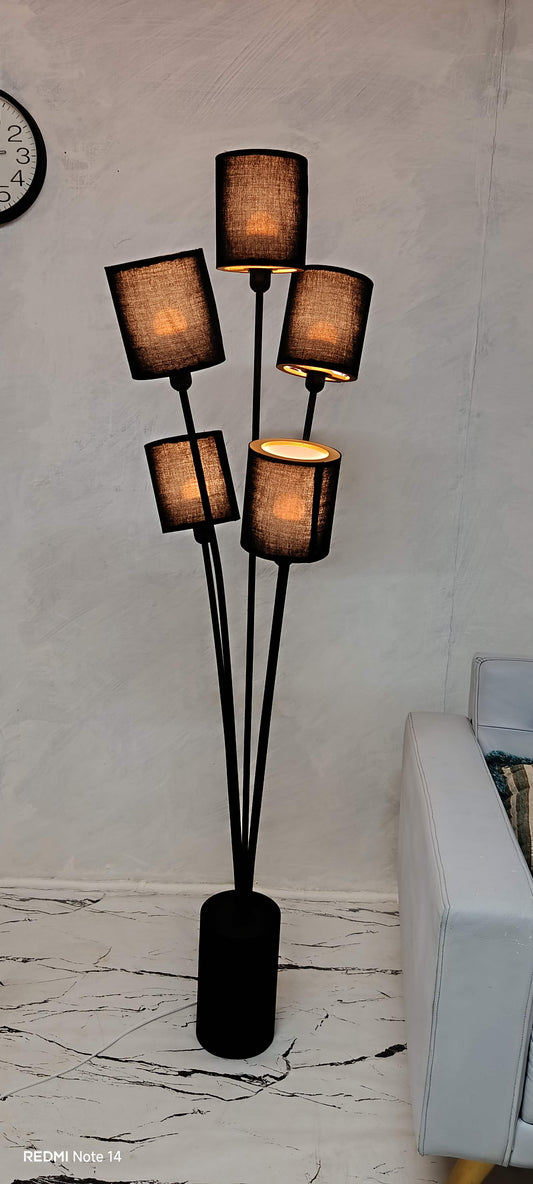 Five Stem Floor Lamp