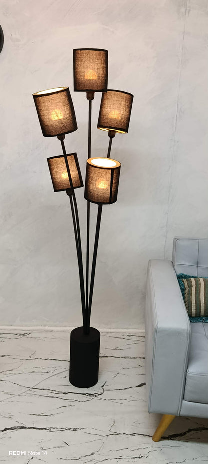 Five Stem Floor Lamp