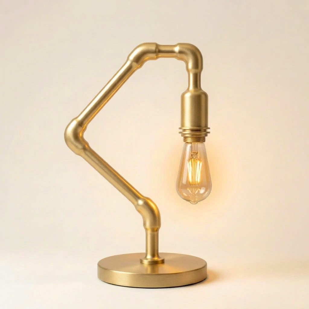 Copper angle Pipe Lamp